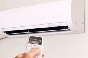 climatiseur qui affiche ec